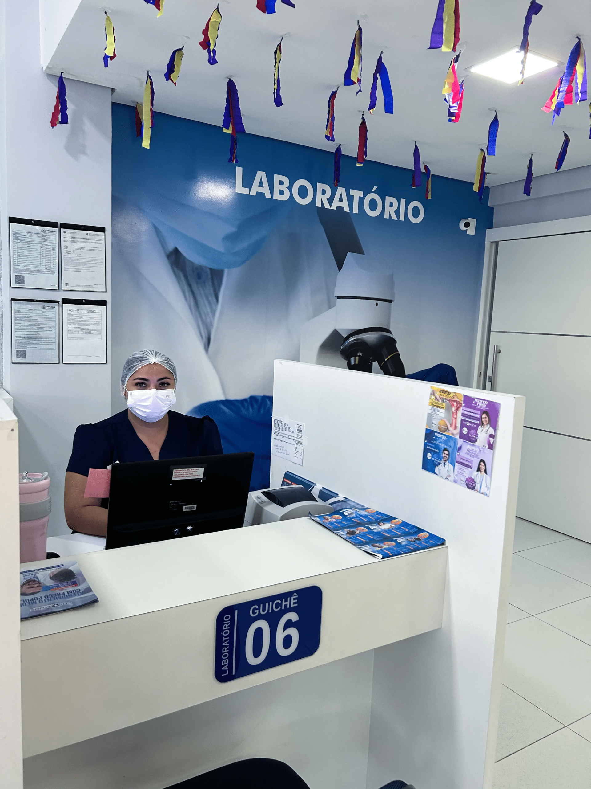 Laboratório completo da Top+ Saúde — exames em Fortaleza e Caucaia